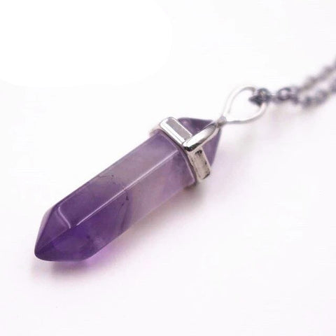 Pendentif Hexa "Humilité" en Améthyste
