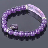 Bracelet Cœur "Humilité" en Améthyste
