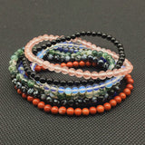 Ensemble de 7 Mini Bracelets "Positivité Quotidienne"
