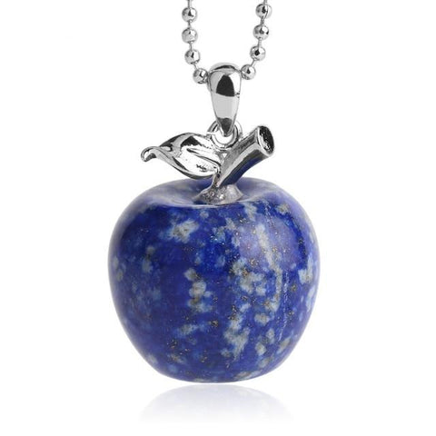 Pendentif Pomme "Regain de Confiance" en Lapis Lazuli