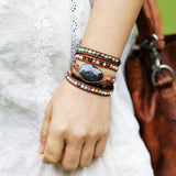 Bracelet bohème "Équilibre et Protection"