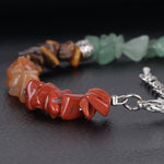 Bracelet Baroque "Guérison" 7 Chakras (mousqueton)