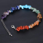 Bracelet Baroque "Guérison" 7 Chakras (mousqueton)