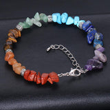 Bracelet Baroque "Guérison" 7 Chakras (mousqueton)