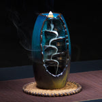 Brûleur d'Encens Cascade Bleu