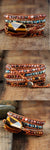 Bracelet bohème "Confiance et Volonté"