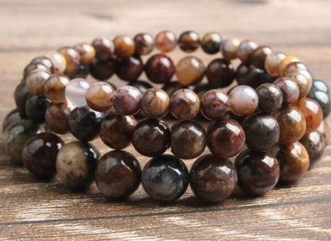 Bracelet "Chance" en Agate Indienne