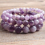 Bracelet "Humilité" en Améthyste Claire