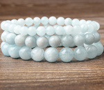 Bracelet "Apaisement" en Aigue-Marine