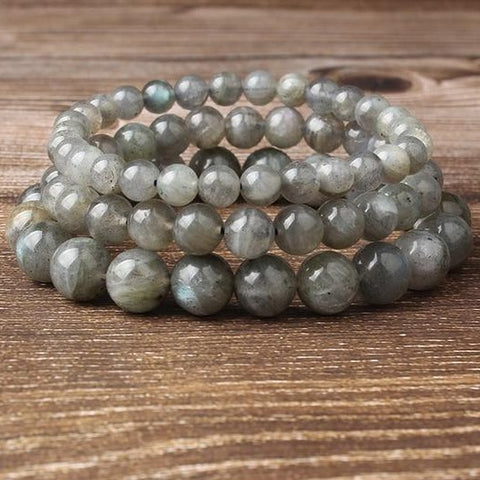 Bracelet "Bouclier de Protection" en Labradorite