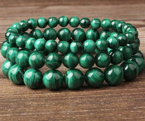Bracelet "Persuasion" en Malachite