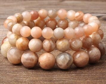 Bracelet "Sentiment Positif" en Pierre de Soleil