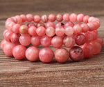 Bracelet "Amour" en Rhodochrosite