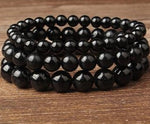Bracelet "Dissolution" en Tourmaline Noire