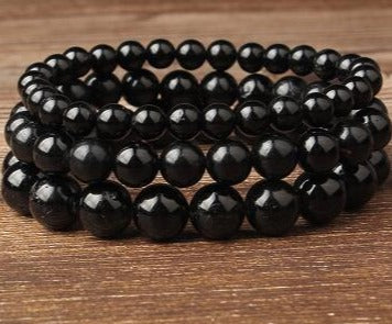 Bracelet "Dissolution" en Tourmaline Noire