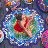 Toile Mandala "Fleur de Lotus" - 7 Couleurs disponibles