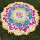 Toile Mandala "Fleur de Lotus" - 7 Couleurs disponibles