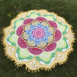 Toile Mandala "Fleur de Lotus" - 7 Couleurs disponibles