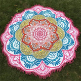 Toile Mandala "Fleur de Lotus" - 7 Couleurs disponibles