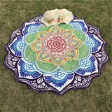 Toile Mandala "Fleur de Lotus" - 7 Couleurs disponibles