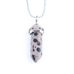 Pendentif Hexa "Dévouement" en Jaspe Dalmatien