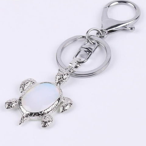 Porte-Clé Tortue "Douceur" en Opale