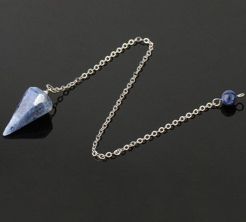 Pendule Reiki "Stabilité" en Sodalite