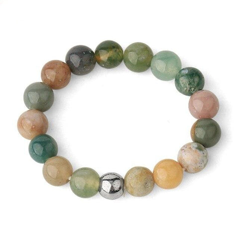 Bague Perle "Chance" en Agate Indienne