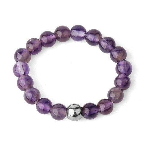 Bague Perle "Humilité" en Améthyste