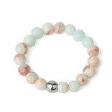 Bague Perle "Bonheur et Tendresse" en Amazonite