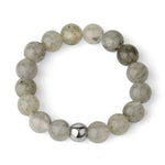 Bague Perle "Bouclier de Protection" en Labradorite