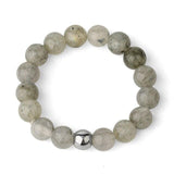 Bague Perle "Bouclier de Protection" en Labradorite