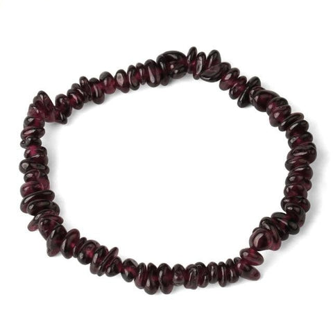 Bracelet Baroque "Force de Vivre" en Grenat