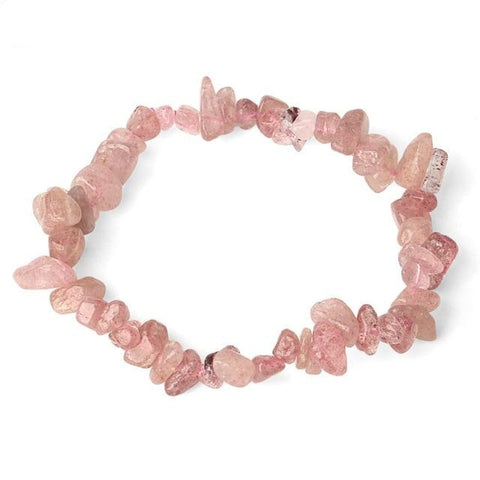 Bracelet Baroque "Apaisement" en Tourmaline Rose