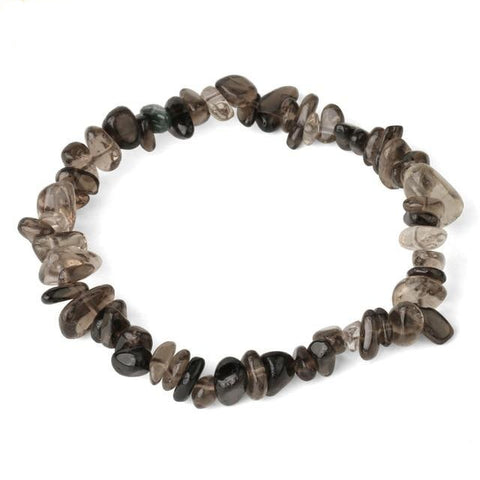 Bracelet Baroque "Calme Émotionnel" en Quartz Fumé