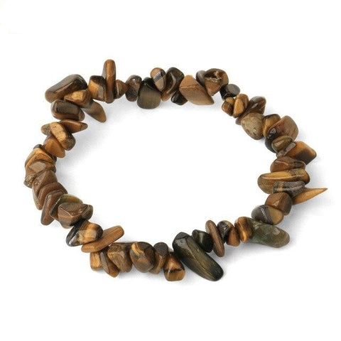 Bracelet Baroque "Confiance et Protection" en Œil de Tigre