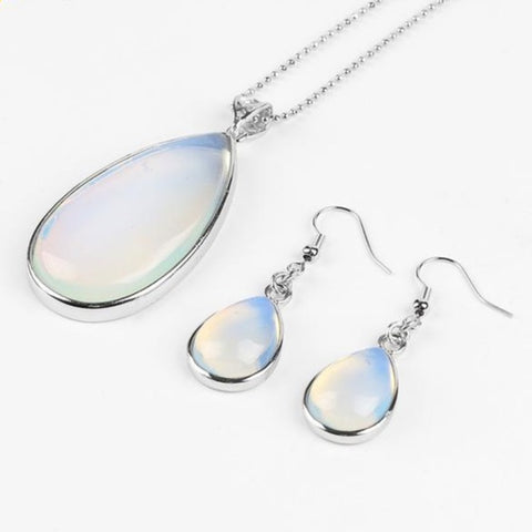 Ensemble Goutte "Douceur" en Opale
