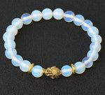 Bracelet Bouddha Doré "Douceur" en Opale
