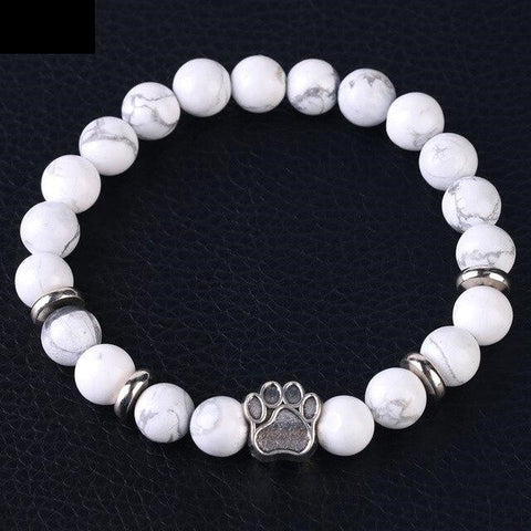Bracelet Pattoune "Stabilisation" en Howlite
