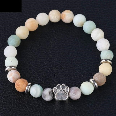 Bracelet Pattoune "Bonheur et Tendresse" en Amazonite