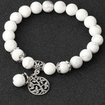 Bracelet Arbre de Vie "Stabilisation" en Howlite