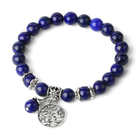 Bracelet Arbre de Vie "Regain de Confiance" en Lapis-Lazuli