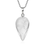 Pendentif Larme "Amplification Énergétique" en Cristal de Roche