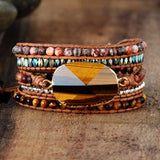 Bracelet bohème "Confiance et Volonté"