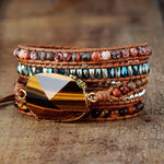 Bracelet bohème "Confiance et Volonté"