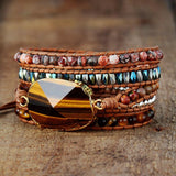 Bracelet bohème "Confiance et Volonté"