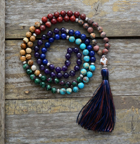 Mala bohème "Équilibre" des 7 Chakras