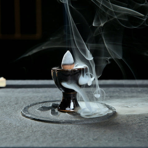 Brûleur d'Encens Calice Noir
