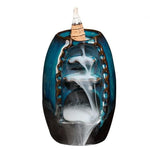 Petit Brûleur d'Encens Cascade Bleu