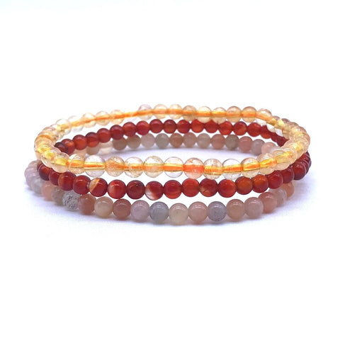 Ensemble de 3 Mini Bracelets "Joie et Réussite"